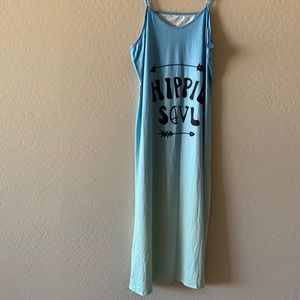 Maxi Dress with Adjustable Straps